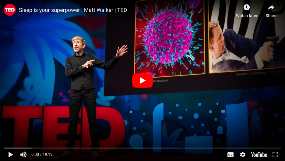 Load video: Sleep is your superpower | Matt Walker